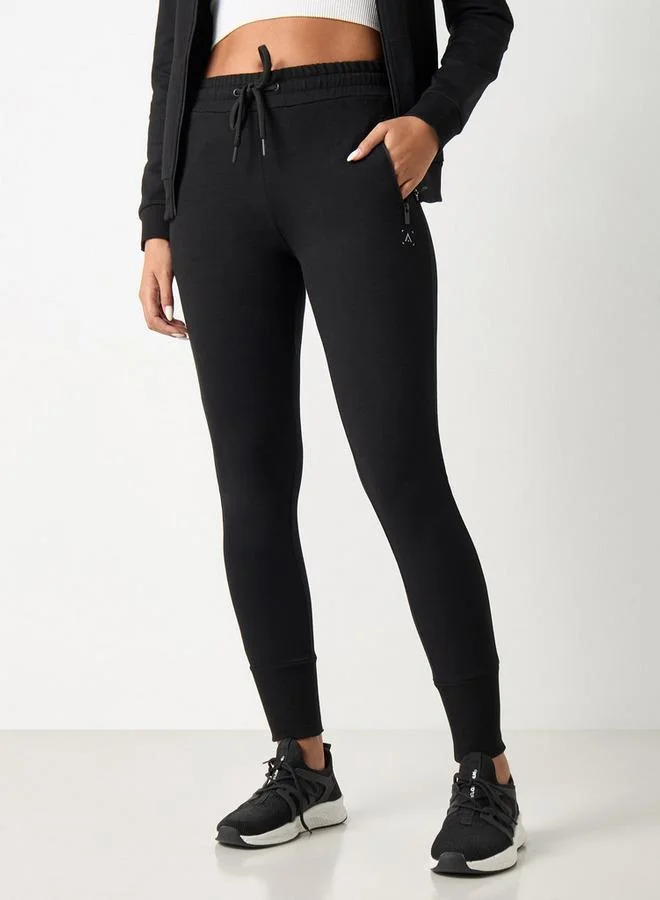 ADOT by Splash Cuffed Jog Pants with Elasticised Waistband and Drawstring