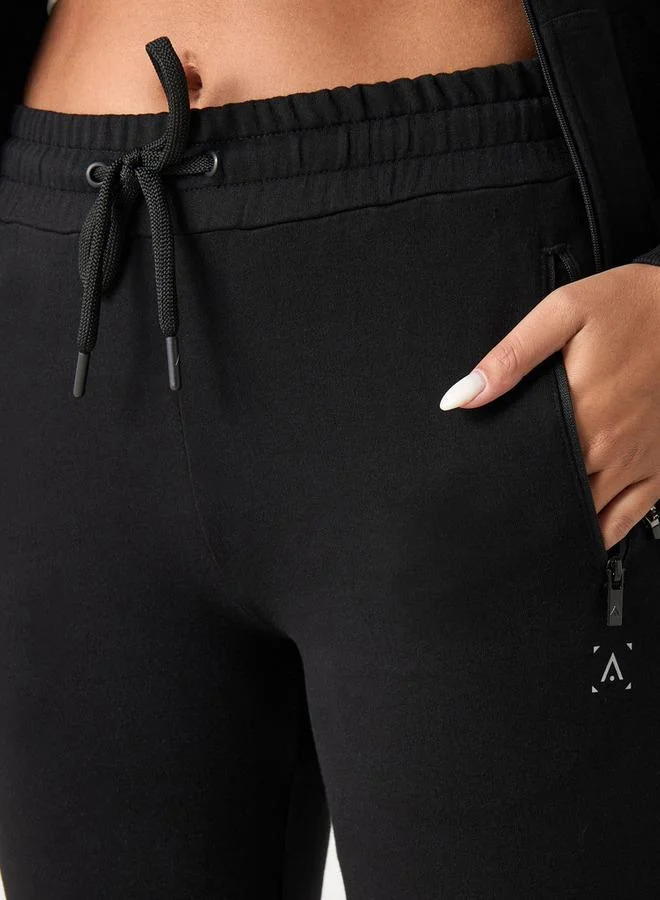 ADOT by Splash Cuffed Jog Pants with Elasticised Waistband and Drawstring