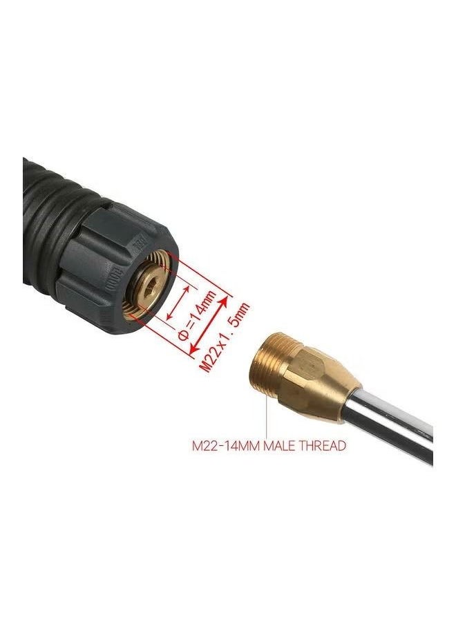 Generic - 4000PSI Washer Wand Lance 5 Nozzle Tips Universal for High Pressure Gasoline Powered Sprayer - Image 1