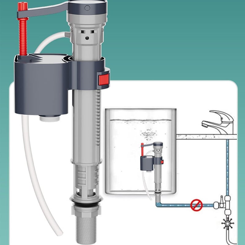 PDEEY Toilet Refill Tube Hose Pipe Replacement, Rubber, 11.6 inch Length, 3PCS - Image 3