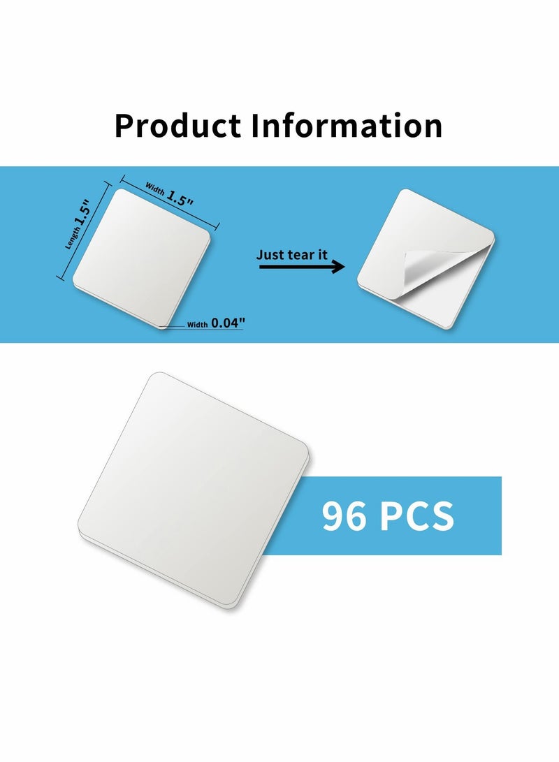 96 Pcs 5" Double-Sided Nano Tape for Carpet, Photos, DIY Projects - Strong Adhesive for Home & Office - Image 4