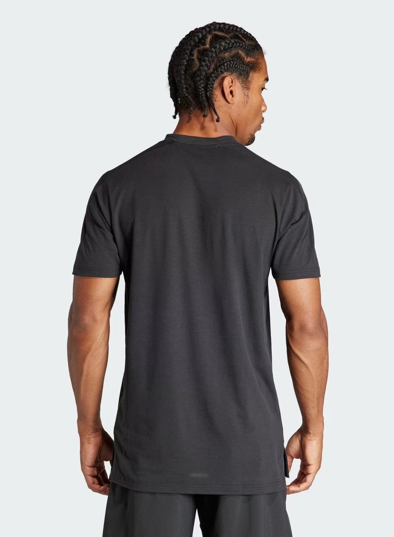 Adidas D4T Workout T-Shirt - Image 2