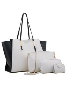 Maple's PU Leather Shoulder Messenger Bag Set of 4pcs. (Messenger Bag + Crossbody Bag + Clutch Wallet + Card Holder)  - Image 1