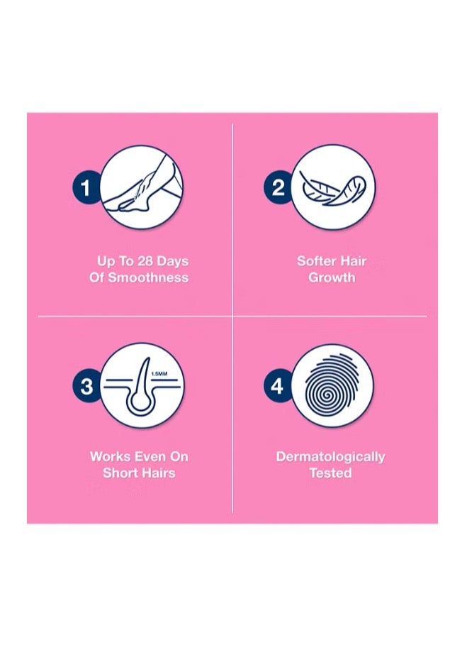 Veet Hair Removal Easy Gel Wax Strips ,Sensitive Skin, Pack Of 2 White - Image 3