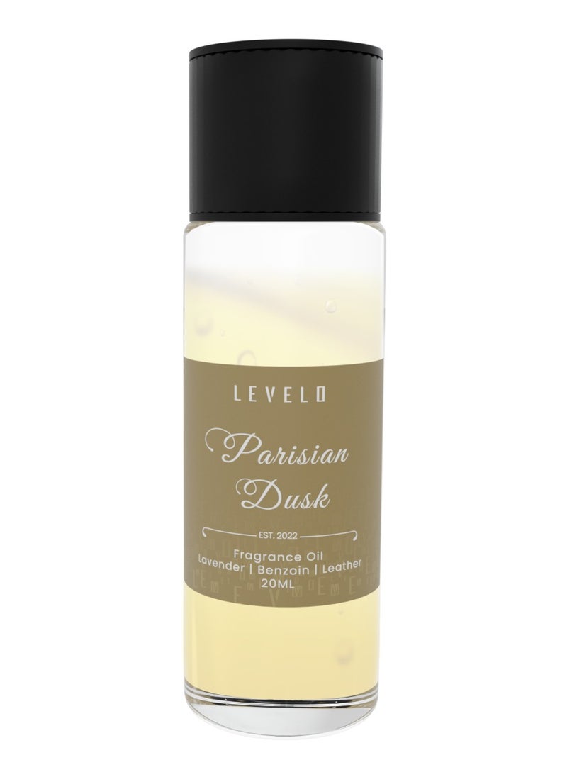 LEVELO - Fragrance Oil 20ml / Parisian Dusk / Amber Euphoria / Orchid of Eden / Perfect for Diffusers/Humidifiers/or Personal Fragrance Applications - Clear - Image 1