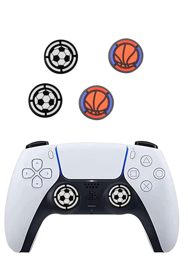 مجموعة قبضة الإبهام جالاكسي 4 قطع لوحدات تحكم PS4/PS5 - Image 1