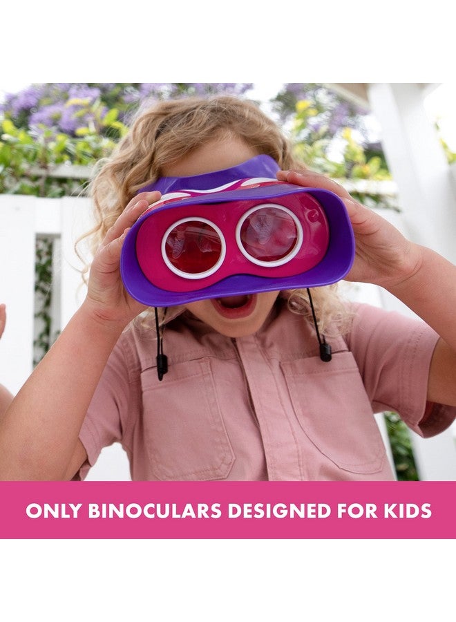 Educational Insights Geosafari Jr. Kidnoculars Pink Binoculars For Toddlers & Kids, Gift For Toddlers Ages 3+ - Image 2