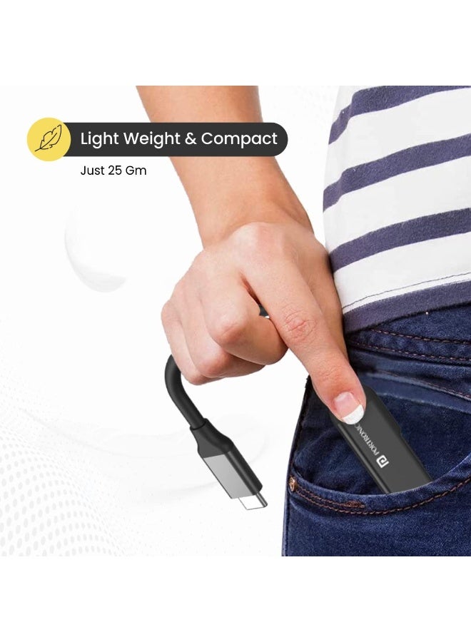 بورترونيكس موزع USB C Mport 31C USB C (4 في 1)، محول متعدد المنافذ من النوع C مع 1 × USB 3.0 و3 × منافذ USB 2.0، نقل بيانات بسرعة تصل إلى 5 جيجابت في الثانية عالي السرعة للكمبيوتر المحمول والماك بوك والكمبيوتر الشخصي (رمادي) - Image 5