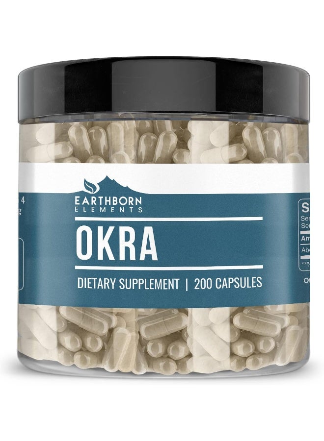 earthborn elements مستخلص البامية (200 كبسولة) - Image 1