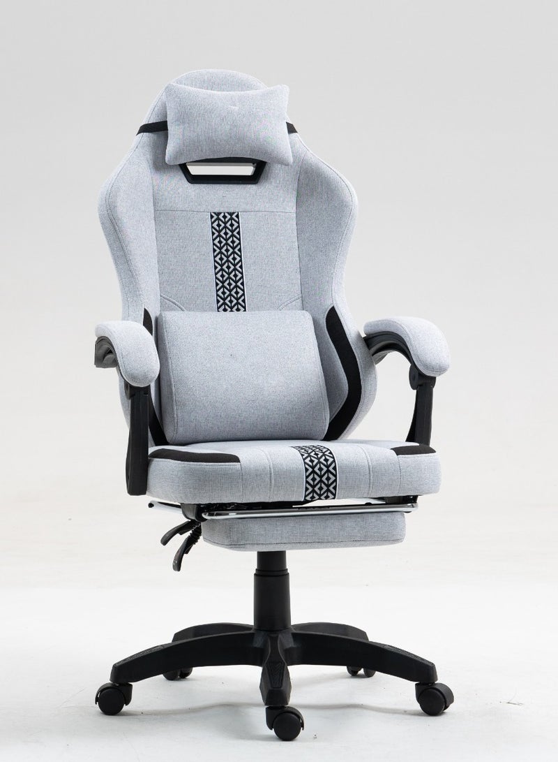 “Ergonomic Gaming & Office Chair with Footrest – High-Back Recliner, Lumbar Support, Adjustable Armrests & Headrest – Swivel Computer Desk Chair KSA” - Image 1