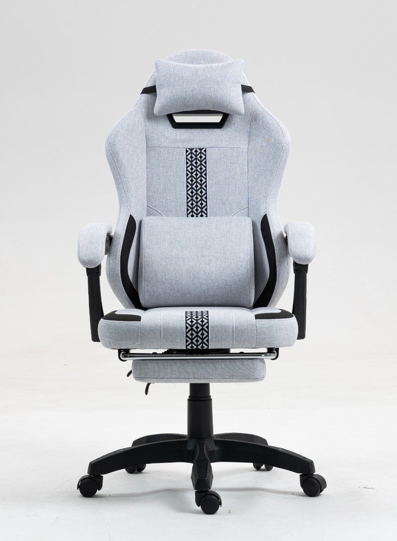 “Ergonomic Gaming & Office Chair with Footrest – High-Back Recliner, Lumbar Support, Adjustable Armrests & Headrest – Swivel Computer Desk Chair KSA” - Image 2