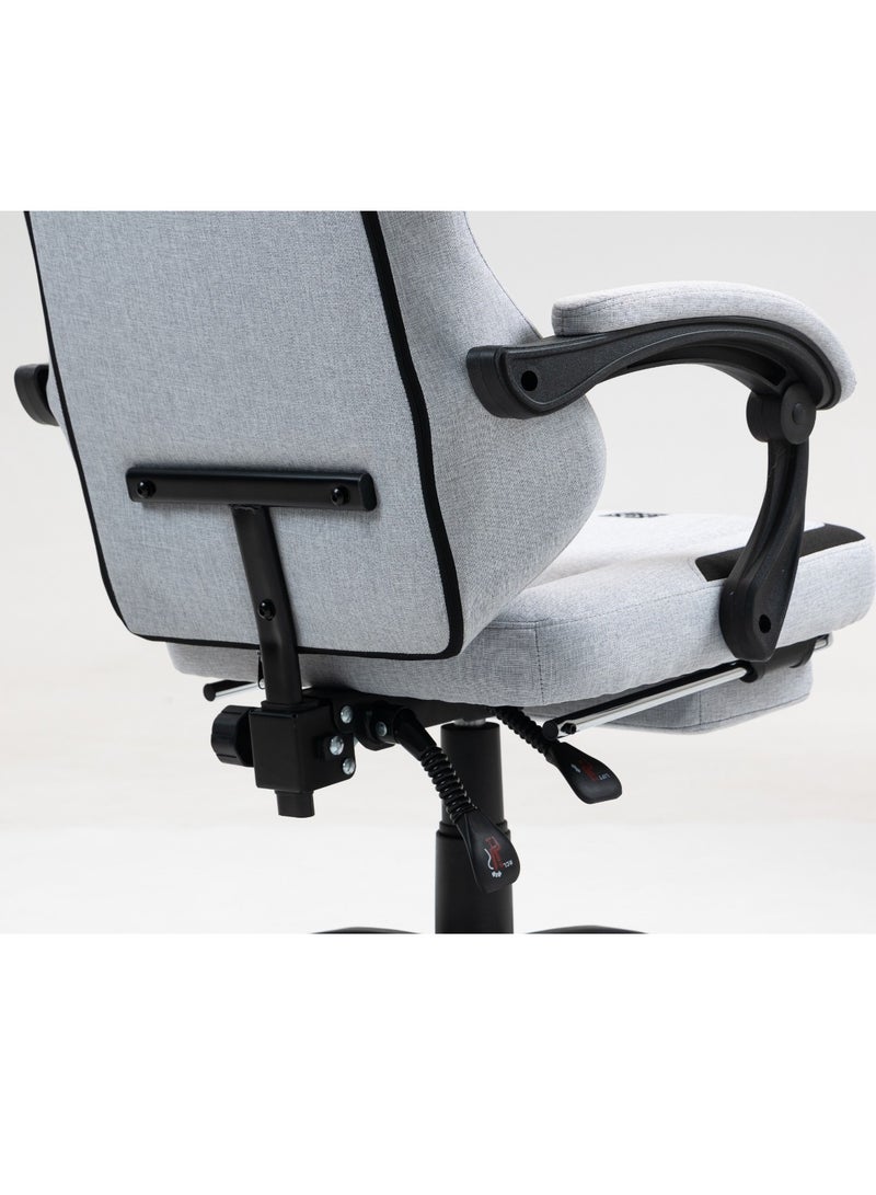 “Ergonomic Gaming & Office Chair with Footrest – High-Back Recliner, Lumbar Support, Adjustable Armrests & Headrest – Swivel Computer Desk Chair KSA” - Image 4