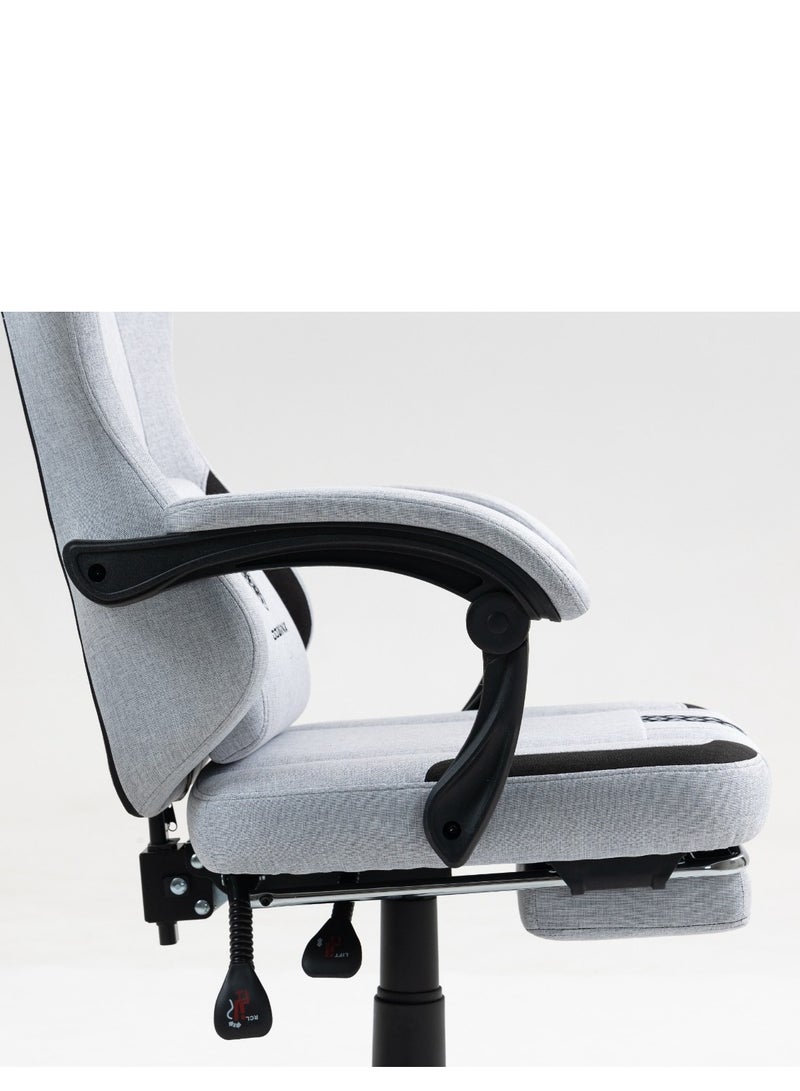 “Ergonomic Gaming & Office Chair with Footrest – High-Back Recliner, Lumbar Support, Adjustable Armrests & Headrest – Swivel Computer Desk Chair KSA” - Image 5