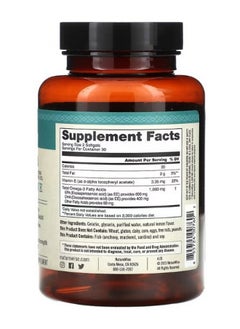 NatureWise Omega 3 Plus Vitamin E 60 Softgels  - Image 2