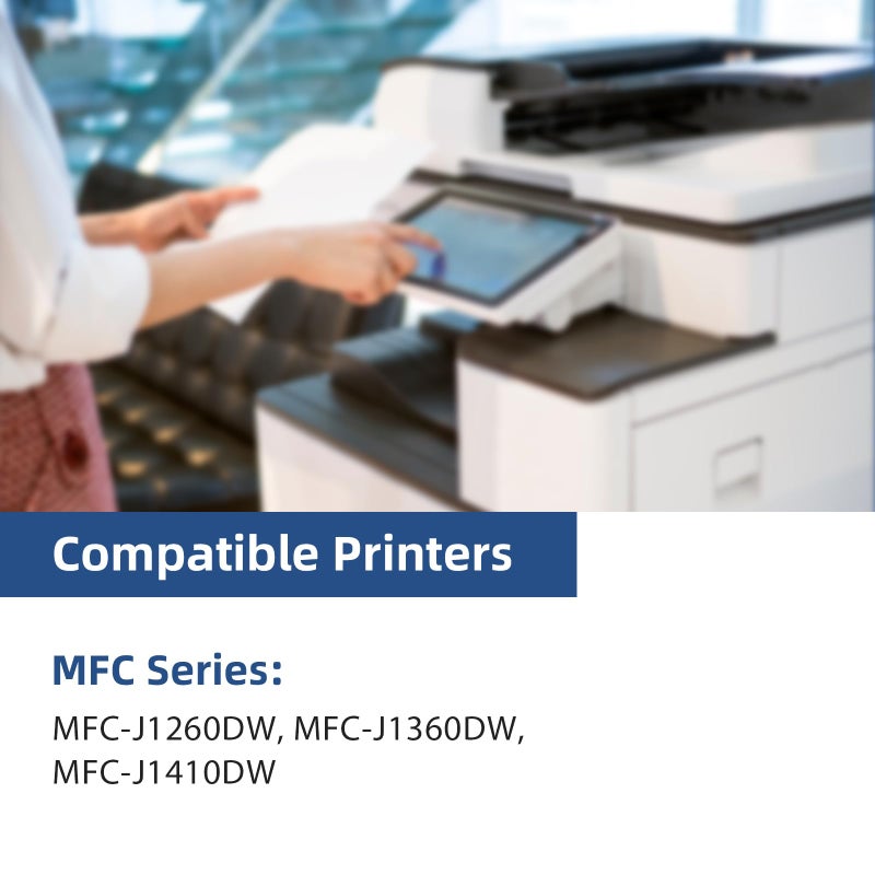 Skydo [4-Pack] LC501XL Ink Cartridges Combo Pack Compatible Replacement for Brother LC501 XL LC501BK High Yield Use with MFC-J1260DW MFC-J1360DW MFC-J1410DW Printer (Black, Cyan, Magenta, Yellow) - Image 2
