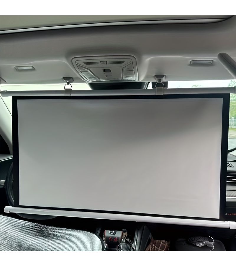 A 60 Inch Portable Projection Screen For Rvs 1pc Mobile Screen Ideal For Campers And Travelers - Image 3