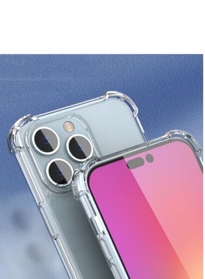 iPhone 14 Pro Max Case Ultra [Slim Thin] Scratch Resistant TPU Rubber Soft Silicone Protective Crystal Clear Case Cover for iPhone 14 Pro Max(Clear) - Image 3