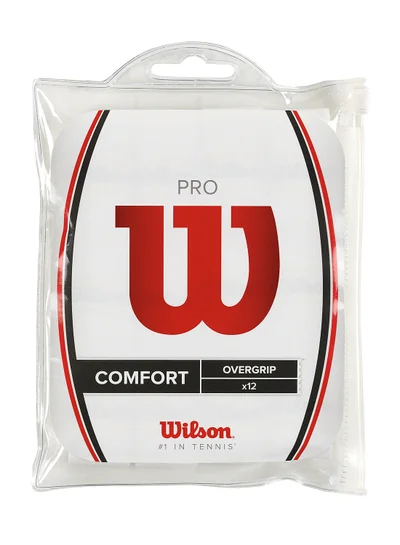 Wilson Pro 12 Pack Overgrip Set - White