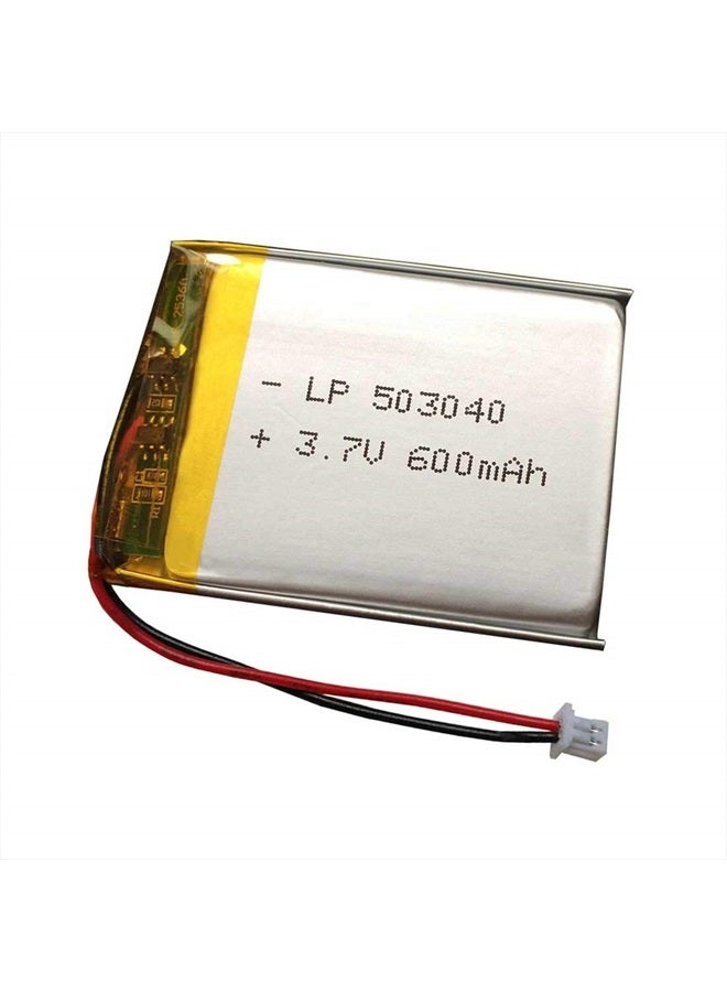 AOLIKES 3.7v 503040 600mAh Lipo Battery Replacement for Cozmo Vector Robot SkyBell HD WiFi Video Doorbell Flysight FPV Watch Dash Camera GPS Driving Recorder Wireless Speaker