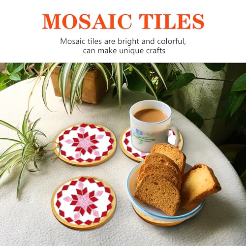 Csdtylh 1000 Pcs Mosaic Tiles, Glass Mosaic Tiles for Crafts Bulk, Stained Mosaic Glass Pieces, Mosaic Supplies for Home Decoration, Art Crafts, DIY Projects, Opaque (Rhombus) - Image 4