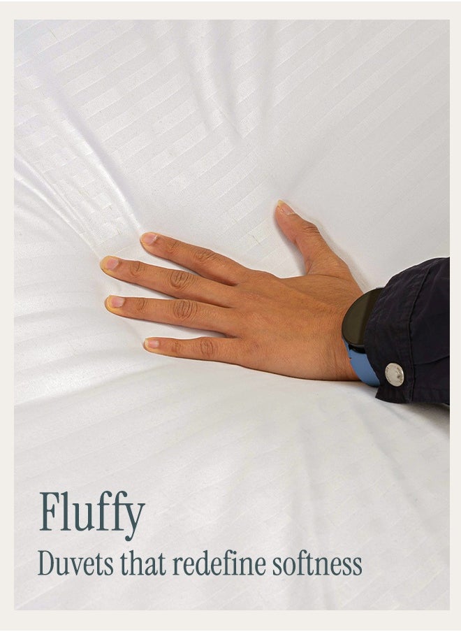 Good Sleep Premium White Duvet – Hotel-Quality Softness & Year-Round Comfort, Ultra-Fluffy, Breathable & Lightweight Warmth (Single 210x160 cm)  - Image 3