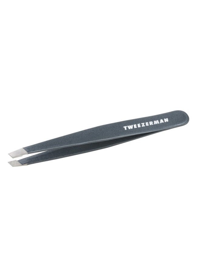 Tweezerman Stainless Steel Slant Tweezer - Eyebrow Tweezers for Women and Men (Blue Stone) - Image 4