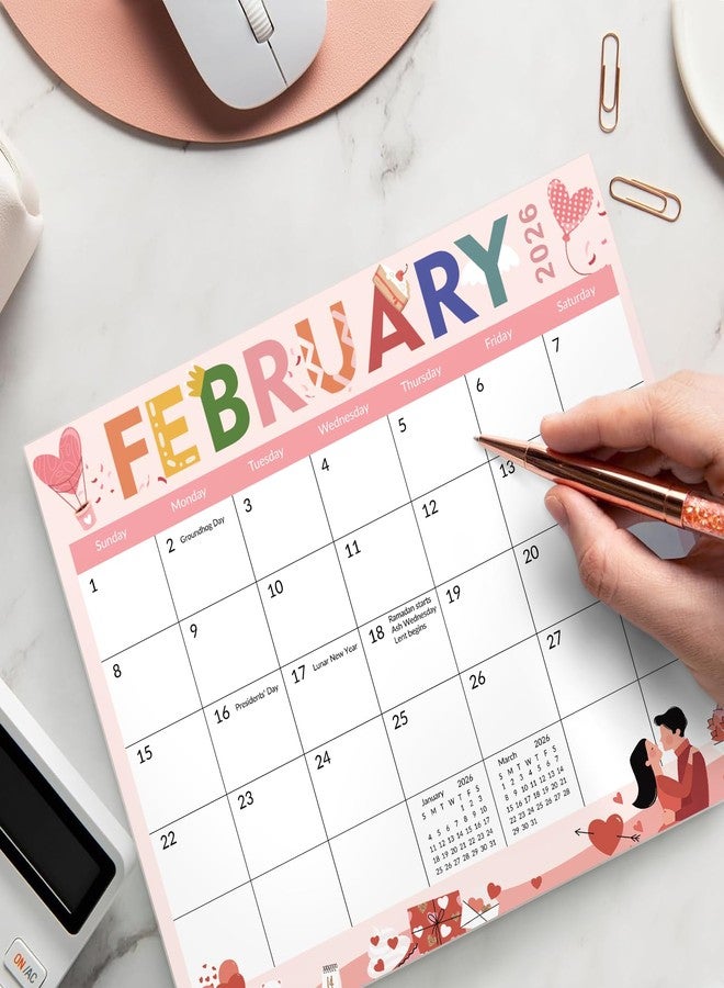 Zuozee Magnetic Calendar for Refrigerator, 8'' x 10'' Fridge Calendar Runs from January 2026 Until December 2027, 24 Months Refrigerator Calendars for Home, Office & School - Image 4