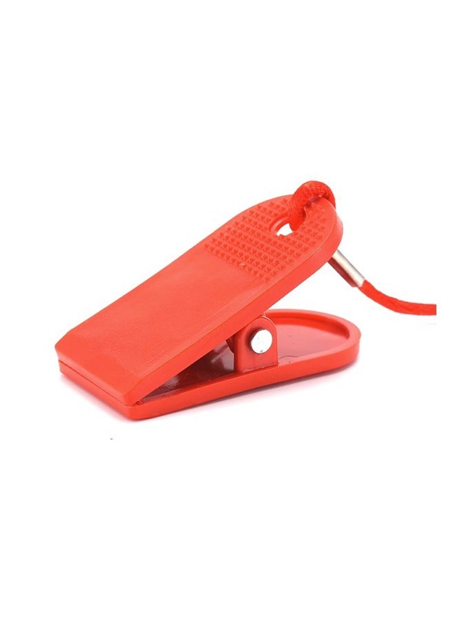 Generic - 2Pcs Treadmill Safety Key, Universal Treadmill Magnet Security Lock Round Switch Lock Fitness for Most Treadmill (Red) - Image 1
