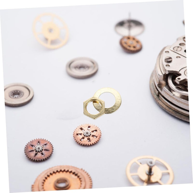 Unomor 12-Piece Quartz Clock Mechanism Replacement Kit Washers and Nuts DIY Clock Parts for Home Decor and Repair - Image 4
