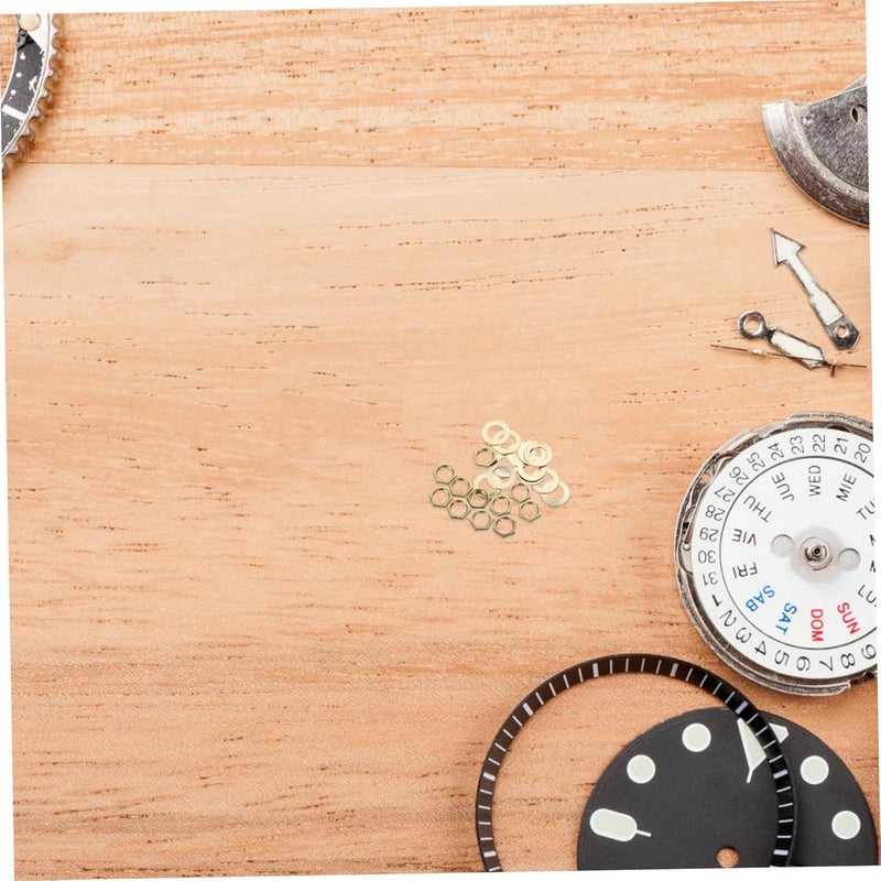 Unomor 12-Piece Quartz Clock Mechanism Replacement Kit Washers and Nuts DIY Clock Parts for Home Decor and Repair - Image 5