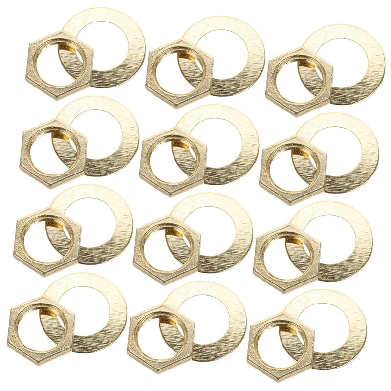 Unomor 12-Piece Quartz Clock Mechanism Replacement Kit Washers and Nuts DIY Clock Parts for Home Decor and Repair - Image 1