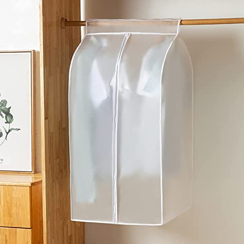 NILKANTH® Clothes Storage hanging Bag with Zip | Coat, Blazer, Suit, Saree Cover for Wardrobe | Moisture-Proof, Insect-Repellent, Large Capacity Clothing Organizer (Medium 90x60x30cm) - Image 5