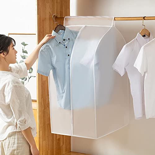 NILKANTH® Clothes Storage hanging Bag with Zip | Coat, Blazer, Suit, Saree Cover for Wardrobe | Moisture-Proof, Insect-Repellent, Large Capacity Clothing Organizer (Medium 90x60x30cm) - Image 1