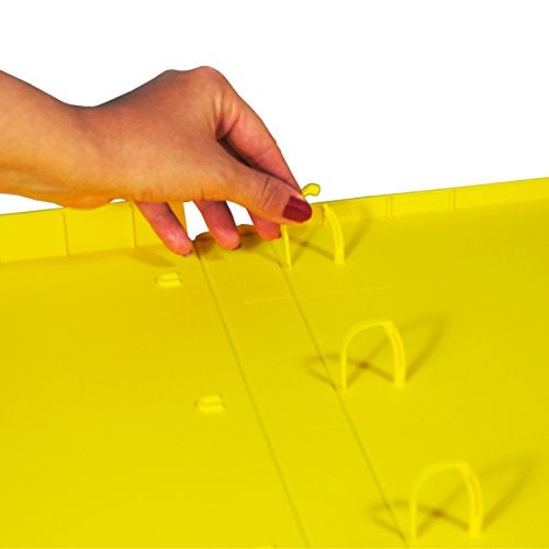 UniKeep SDS Binder - 1.5'' Capacity, (3 Poly Rings), Fully Enclosed - Image 5