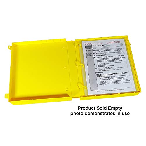 UniKeep SDS Binder - 1.5'' Capacity, (3 Poly Rings), Fully Enclosed - Image 4