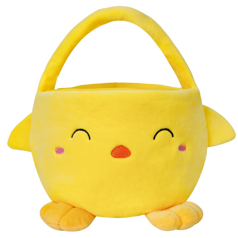 Wepop Easter Baskets for Kids, Cute Chick Easter Egg Buckets Huting Festivals Gift for Girls Boys - Image 1