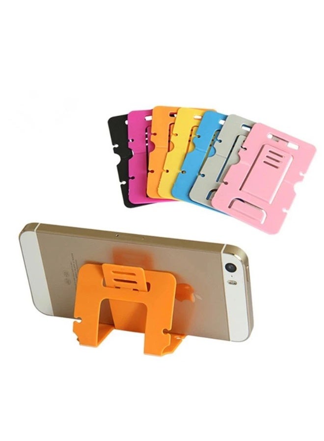 Card-sized mobile phone stand that you can put in your wallet or mobile phone case and use at any time to watch videos or make video calls (7 pieces) - multi-colored - Image 3