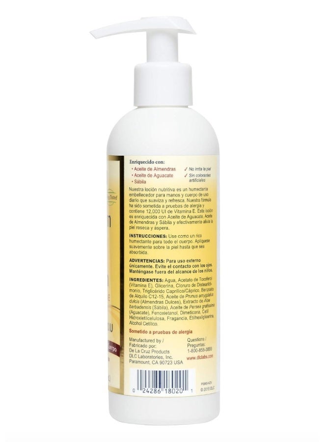 De la Cruz Vitamin E Lotion 237 ml - Image 2