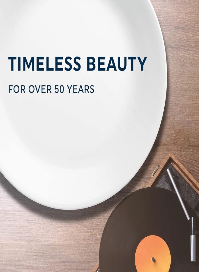 Corelle Winter Frost Plates White Dinner 10-1/4" Dia. (Pack of 6) - Image 2