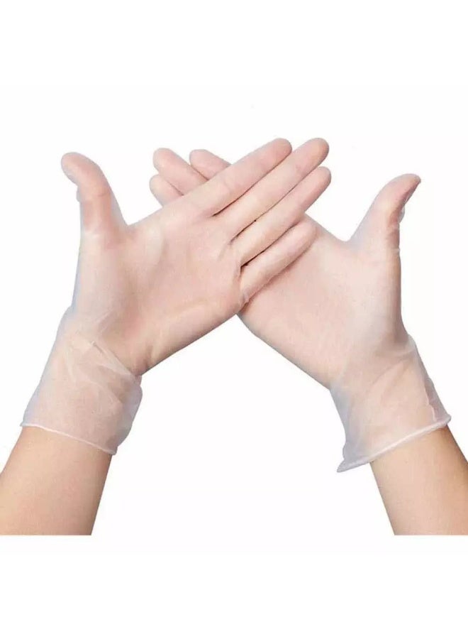 Falcon Latex Gloves, Natural Rubber Gloves, XL- 95pcs of Pre Powdered Gloves Best for Hair Dressing, School, Household, Restaurant - Image 3