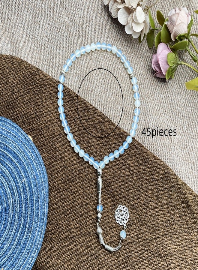8mm 45 opal Muslim prayer beads - Image 1