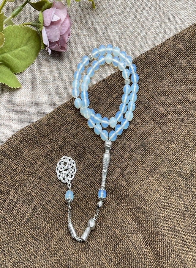 8mm 45 opal Muslim prayer beads - Image 5
