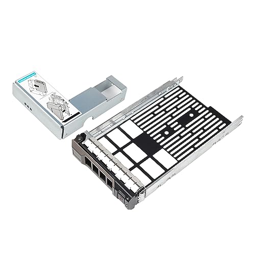 Heretom 2.5 to 3.5 Hard Drive Adapter SSD, Hard Drive Tray Caddy 3.5" F238F 0F238F KG1CH with 2.5" HDD Adapter Compatible for Dell PowerEdge T340 T440 T640 T430 T630 R730 R930 T420 T620 R720 R320 R420 - Image 1