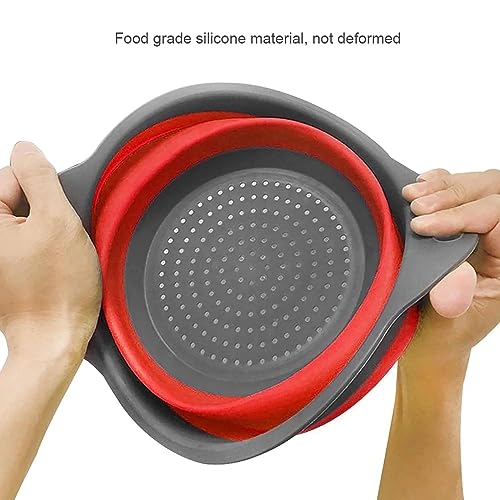 ATEVON Round Small Silicone Strainer widely Used in All Kinds of Household Kitchen Purposes While Using at The time of Washing Utensils for wash basins and Sinks etc - Image 2
