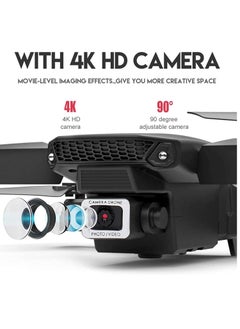 TIGER FPV Drone with 4K HD Camera – WiFi Live Video, Foldable Quadcopter, Headless Mode, Altitude Hold, Track Flight, 3D Flip – Compact & Easy-to-Fly Gray Drone for Beginners and Pros  - Image 3
