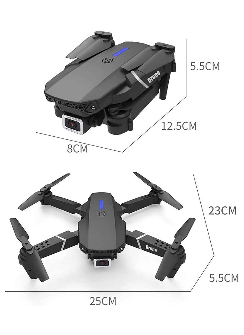 TIGER FPV Drone with 4K HD Camera – WiFi Live Video, Foldable Quadcopter, Headless Mode, Altitude Hold, Track Flight, 3D Flip – Compact & Easy-to-Fly Gray Drone for Beginners and Pros  - Image 4
