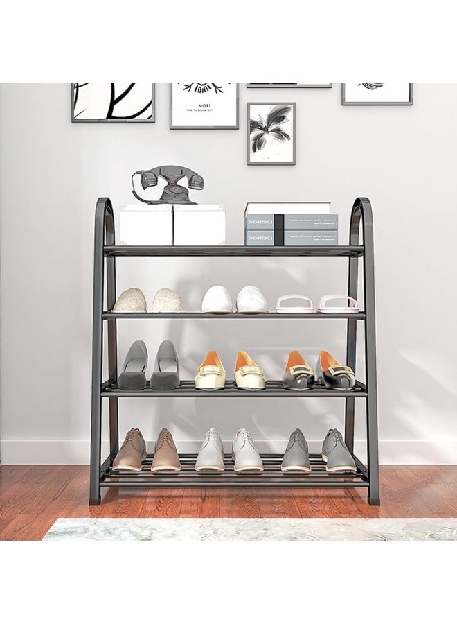 توريسيك رف أحذية على شكل حرف A رف أحذية قائم بذاته مكون من 4 طوابق - متين ومتين وقابل للتكديس لفترة طويلة للخزانة، رف أحذية معدني موفر للمساحة يتسع لـ 24 زوجًا، لتخزين الأحذية في الممر - Image 2
