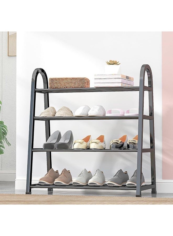 توريسيك رف أحذية على شكل حرف A رف أحذية قائم بذاته مكون من 4 طوابق - متين ومتين وقابل للتكديس لفترة طويلة للخزانة، رف أحذية معدني موفر للمساحة يتسع لـ 24 زوجًا، لتخزين الأحذية في الممر - Image 1