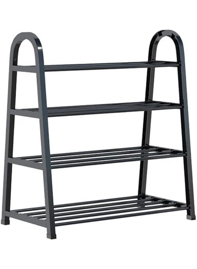 توريسيك رف أحذية على شكل حرف A رف أحذية قائم بذاته مكون من 4 طوابق - متين ومتين وقابل للتكديس لفترة طويلة للخزانة، رف أحذية معدني موفر للمساحة يتسع لـ 24 زوجًا، لتخزين الأحذية في الممر - Image 4