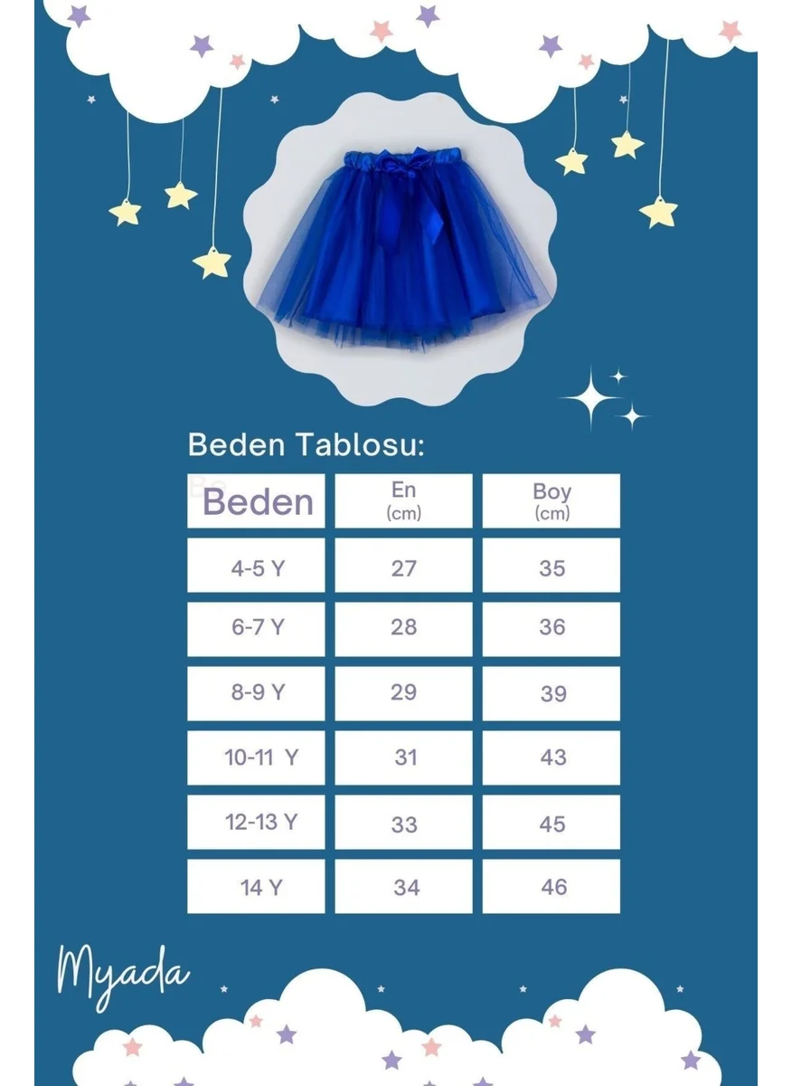 Ada Bebek Çocuk Ada Baby Kids Girls Quality Hayal Tulle Tutu Skirt